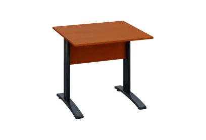 EPK 18 - 8 stůl kancelářský, kovová podnož černá, deska 18 mm, široký 800 mm, třešeň šumavská